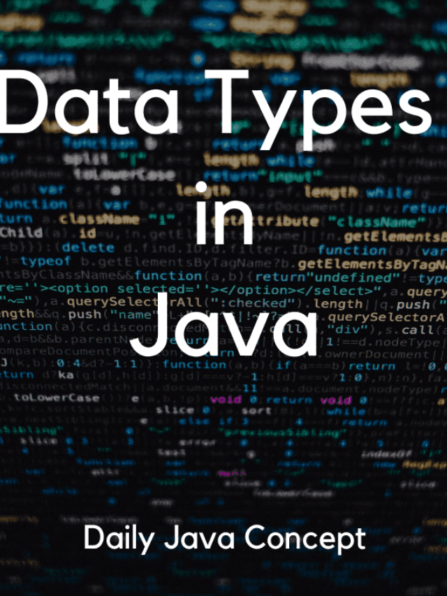 Essential Java Data Types