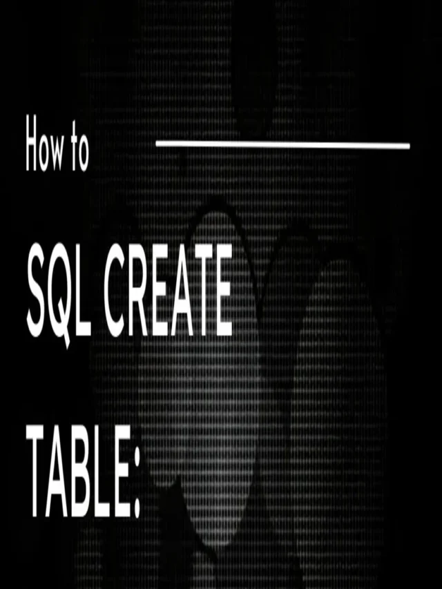 6 Powerful Steps to Master Tables in SQL: Creation, Modification, and Management